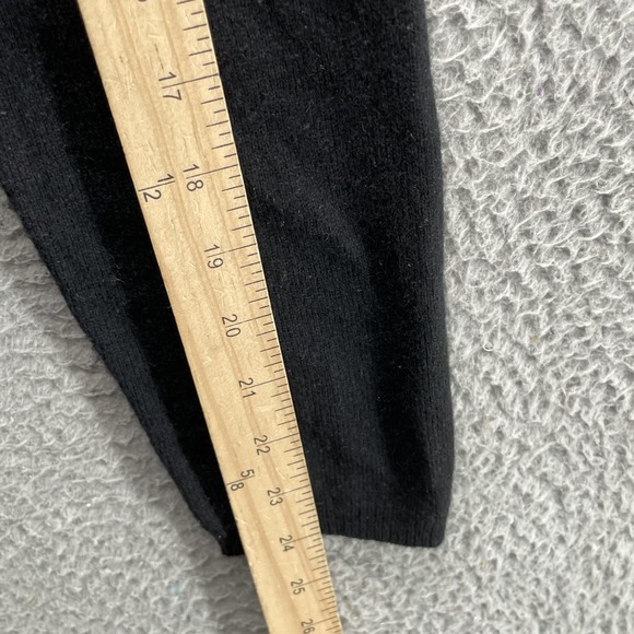 CharterClub 100% Cashmere Sweater Women Black Large 2 Ply Black Classic 90s Chic - Picture 5 of 8